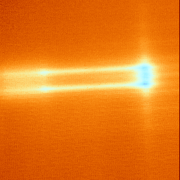 FMI image (1000X) of the above defect shown in Figure 7. (Photo courtesy Sandia Labs.).