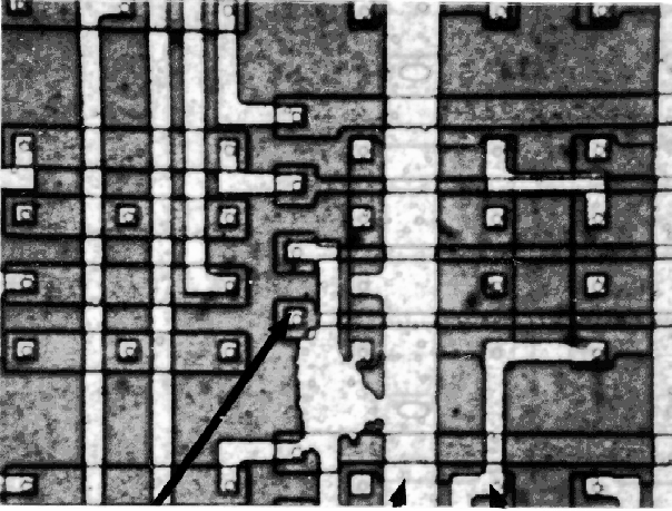 Photograph of a processing defect. (Photo courtesy DM Data.)