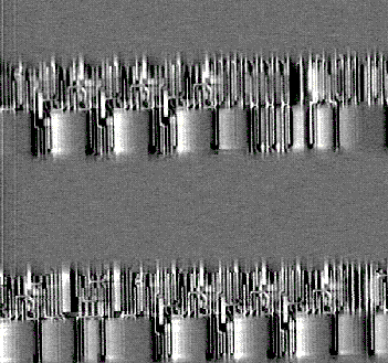 Image showing LIVA logic map of cell rows. (Courtesy Sandia Labs).