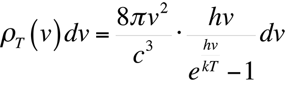 This formula proved to be accurate at low frequencies, but failed miserably at high frequencies in the ultraviolet end of the spectrum.