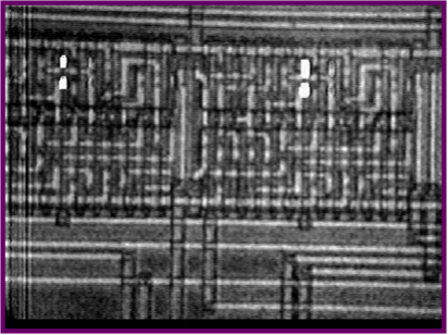 Transient n-channel emission resulting from an open clock line.