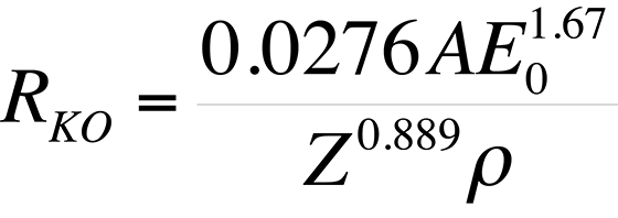 Electron Beam Physics Interaction Volume (after Cole).