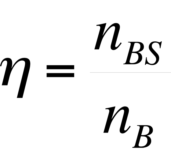 The backscatter coefficient e is defined by this equation.