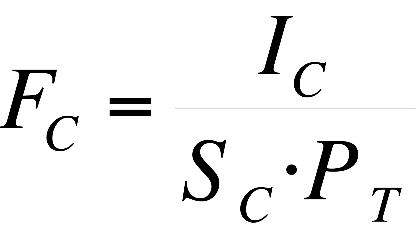 Equation used to obtain a relationship for calculating the fraction of component C in the sample.